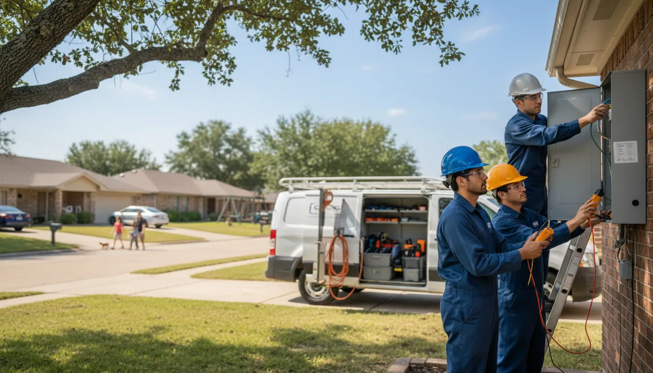 Certified electrician providing emergency electrical services in Blunt, SD